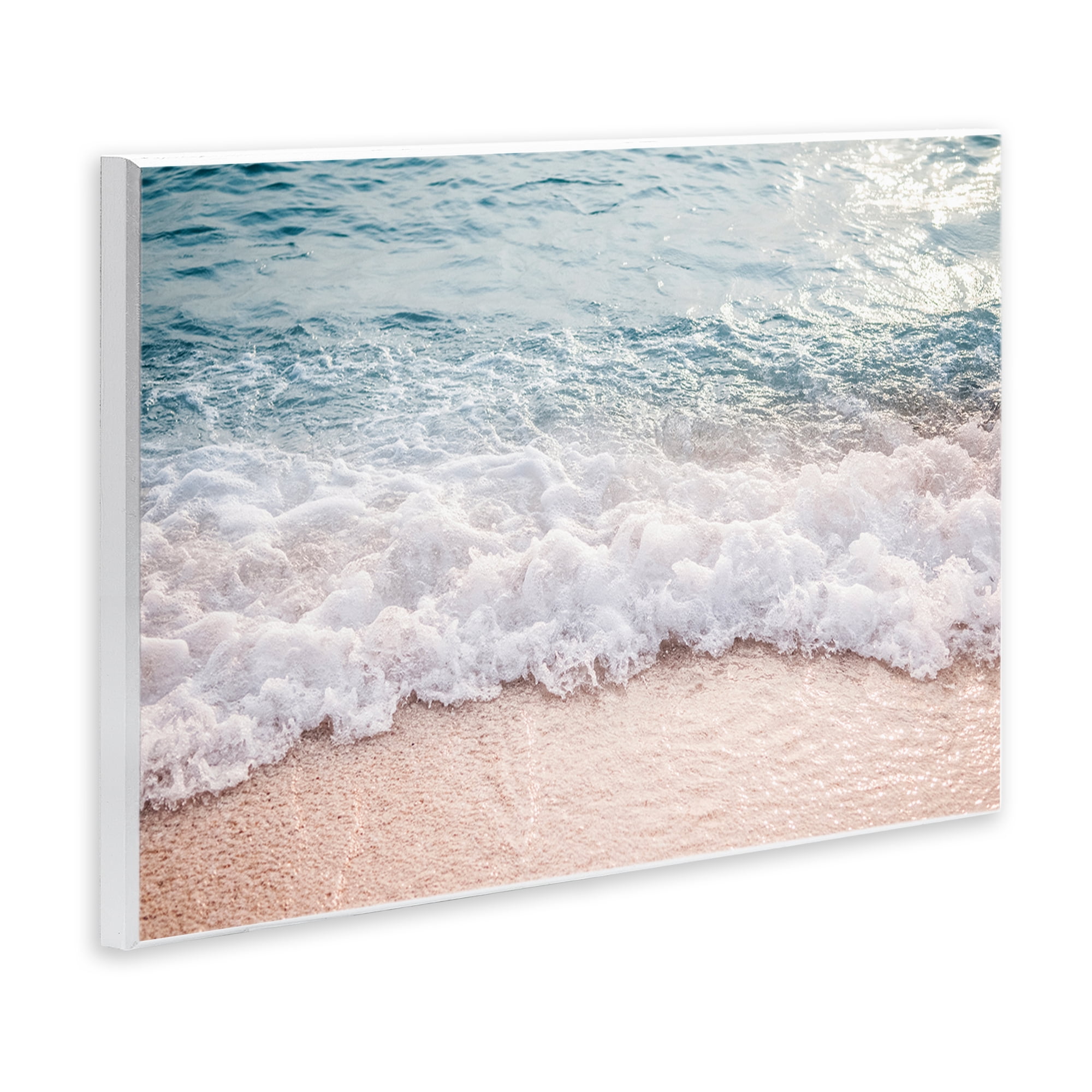Stupell Industries Aerial Ocean Foam Landscape & Nature Photography Unframed Art Print Wall Art, 15 x 10