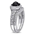 thumbnail image 3 of Everly Women's Diamond 10k White Gold Bridal Set, 3 of 7