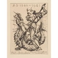 thumbnail image 2 of Albert Sterner 19x24 Black Ornate Framed Double Matted Museum Art Print Titled: St. George and the Dragon (1940 - 1941), 2 of 5