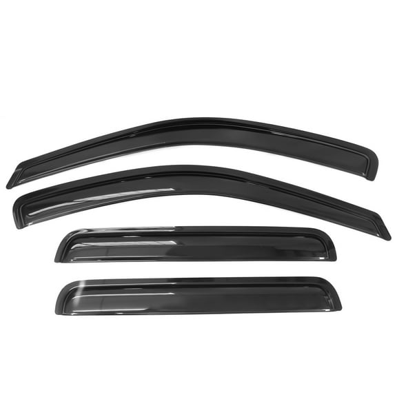 Ikon Motorsports Window Visor Compatible with 99-04 Jeep Grand Cherokee WJ Acrylic Vent Windshield Deflector Rain Guard 4Pc Set Outside Mount 1999 2000 2001 2002 2003 2004