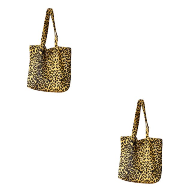 Youkk Restez Organisé avec Sac Fourre-Tout Spacieux Décontracté pour Femmes Sac Fourre-Tout Classique en Tissu d'Hiver pour Femmes Sacs à Bandoulière en Toile Jaune 2ensemble