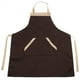 thumbnail image 2 of Delantal ajustable Camarero Chefs Hogar Cocina Cocina Artesanía Bar para Mujeres Mamá Borde beige café Zulema Delantales de camarero para hombre, 2 of 8