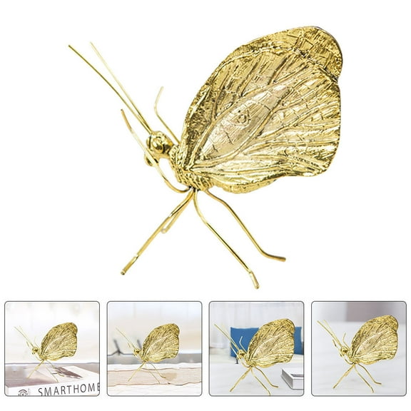 MUSEYA Metal Butterfly Decoration Butterflies Figurines Alloy Gift Friends Office Desk 1Set