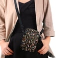thumbnail image 4 of HELLHERO Hummingbird Flower Adjustable Shoulder Strap Crossbody Bag Polyester Double Zipper Adjustable Crossbody Bag for Casual Use, 4 of 7