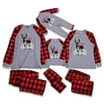 thumbnail image 3 of Matching Family Christmas Pajamas Women Men Plaid Deer Sleepwear Elk Clothes Pjs, 3 of 3