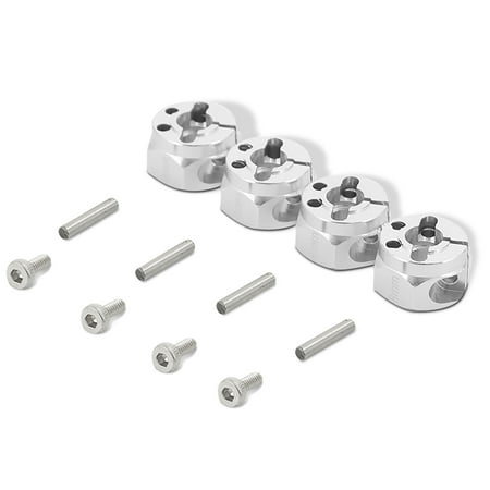 

Dido 4 PCS Hex Wheel Hubs Mount Metal Drive Adaptors with Screws Pins Replacement for D90 Scx10 1/10 Climbing Car