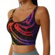 thumbnail image 2 of Balery A Bright Abstract Sujetadores deportivos con espalda cruzada para mujer, acolchados, sin costuras, de alto impacto, ideales para yoga, gimnasio, entrenamiento y fitness.-Small, 2 of 8