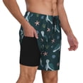 thumbnail image 3 of Daiia Cute Turtle Mens Swim Trunks Swim Shorts Quick Dry Swim Shorts with Mesh Lining Pockets-XX-Large, 3 of 9