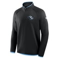 thumbnail image 4 of Men's Fanatics Black Utah Mammoth Authentic Pro Rink Raglan Quarter-Zip Pullover, 4 of 5