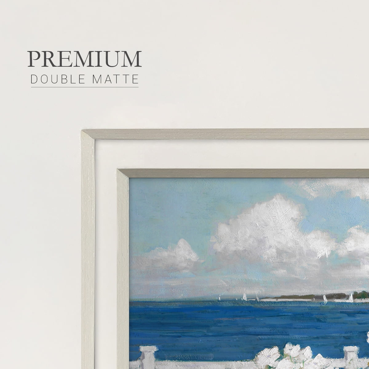 Bayside GardenPremium Framed Print