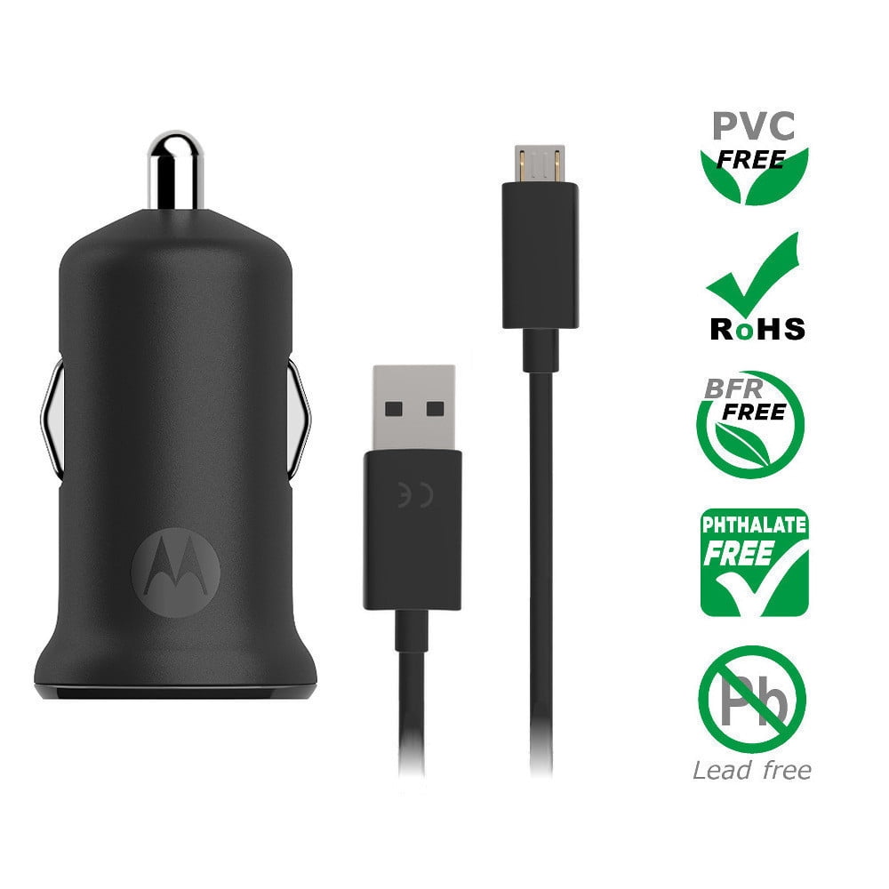G5 Plus Retail Box G6 Play/Forge E5 Supra G5S G5S Plus NOT for G6 or G6 Plus Motorola TurboPower 18 QC3.0 Charger with 3.3 Foot Micro-USB Cable for Moto E5 Plus 
