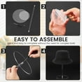 thumbnail image 5 of 3 Pack Acrylic Hat Stand Holder Kit Stable Easy to Install Baseball Hat Rack Stand Set Versatile Round Caps Acrylic Risers for Display, 5 of 10