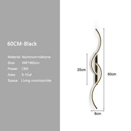 

LCNCAN uch of sophistication and modernity to your living space with these stunning Deluxe LED Wall Lamps. Choose from sleek black chic white or opulent gold to complement any interior