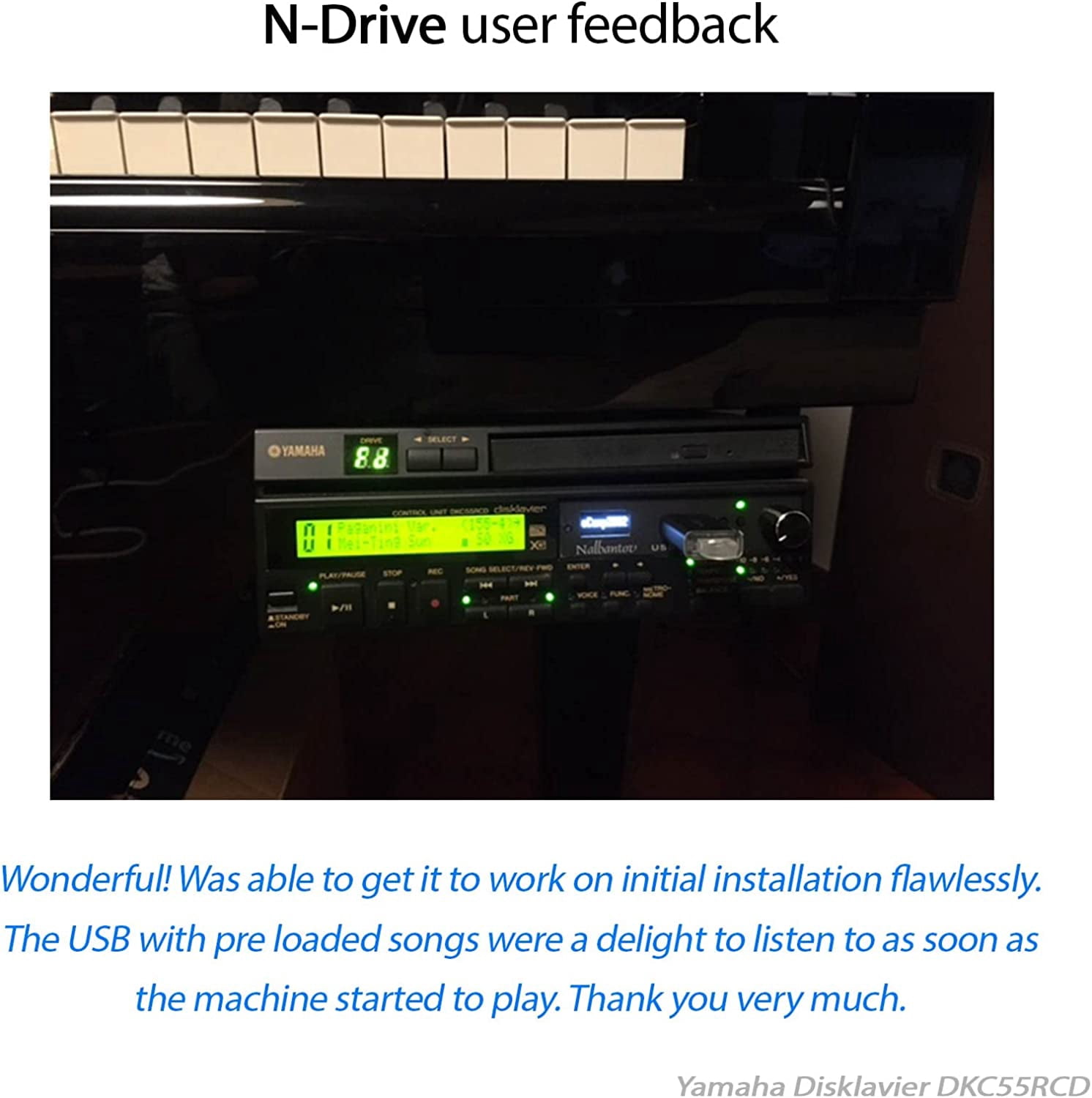 Floppy Drive USB Emulator Nalbantov N-Drive eXtreme for Yamaha DKC55RCD