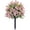 Pink, variant on Artificial Flowers with Ground Spikes, Faux Shrubs Garden Stakes 22in, Outdoor UV-Resistant Fake Plants for Garden Porch Patio Wedding Party Decoration
