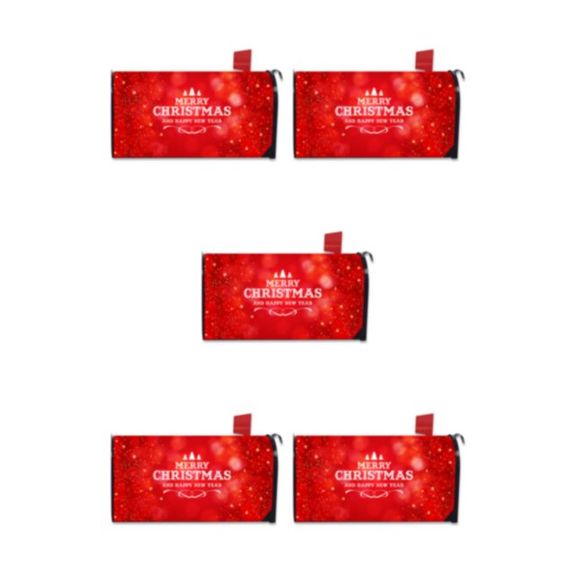 Guardoinrt Weather-resistant And Robust Spring Mailbox Cover Mail In Style Vivid Print YTYH2309087 5Set