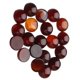 thumbnail image 3 of 20 Piezas Multicolor Cabujón de Piedras Sueltas Decoración Creativa de Espalda Plana Pequeña Joyería Exquisita 8mm rojo, 3 of 4