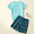 thumbnail image 5 of Edvintorg Kids Baby Boy Hawaiian Clothes Car Printed Cotton Short Sleeve Shirt and Elastic Waist Shorts Set Kids Summer Beach Outfit 2Pcs, 5 of 7