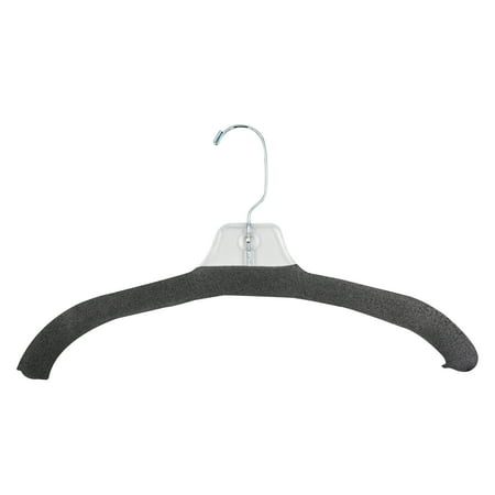 SSWBasics Gray Foam Hanger Covers - Pack of 100