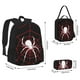 thumbnail image 2 of Disketp Spider On The Web Mochila Estampada de Gran Capacidad con Lonchera y Estuche, Set de 3 Piezas para Estudiantes, 2 of 7