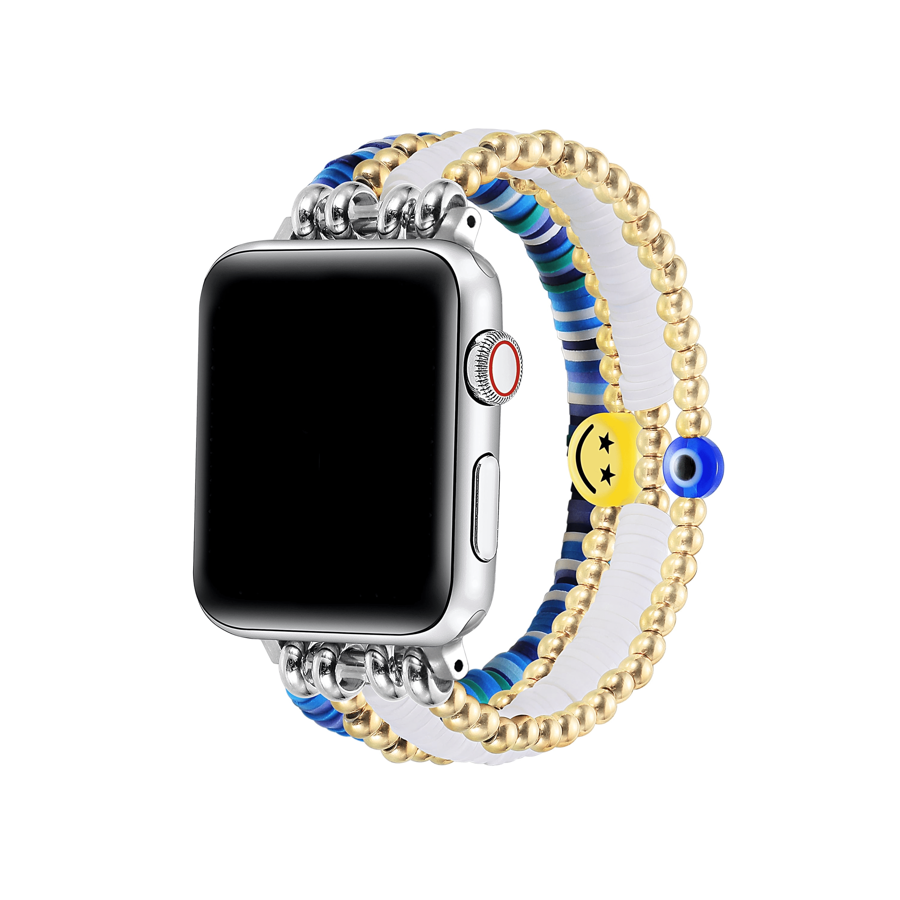 Posh Tech Women's Eloise White Pearl Band for Apple Watch