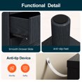 thumbnail image 3 of Heynemo Nightstand with 3 Drawers Set of 2, Modern Chest of Drawers for Bedroom, Living Room, Entryway, Black, 3 of 10