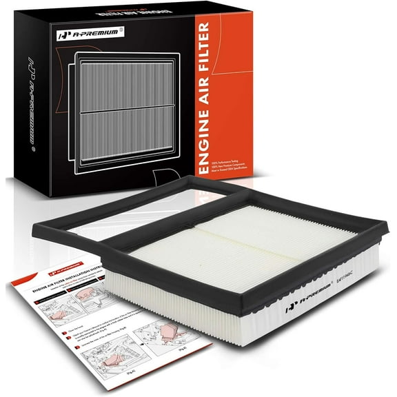 A-Premium APEAF253 DG9Z-9601-A Flexible Cellulose Engine Air Filter Replacement filter for Ford