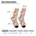 thumbnail image 6 of Uemuo Cute Chickens Pattern Women's Crew Socks, Soft Durable Breathable Moisture-Wicking with Odor Control Cotton socks, 6 of 9