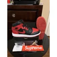 thumbnail image 4 of DS Brand New A i r-Jor-dan 1 Mid Gym Red “Banned” (2020) Sz-6.5Y 554725 074 W/Rec., 4 of 6