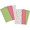 Gerber - Flannel Burp Cloth 6-pack, Pin