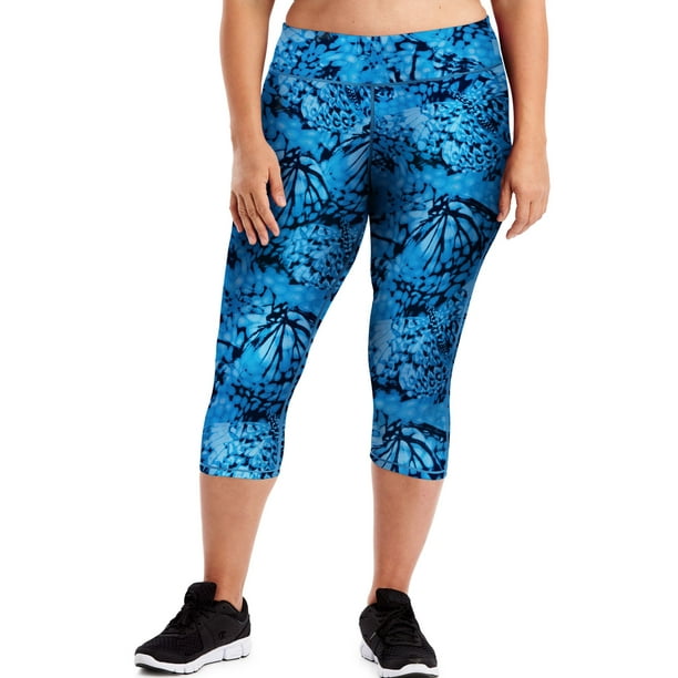 Just My Size Womens Active Capris, 2X, Wingspan Odyssey 