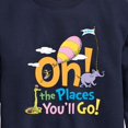 thumbnail image 3 of Dr. Seuss - Oh! The Places You'll Go - Toddler And Youth Crewneck Fleece Sweatshirt, 3 of 6