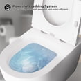 thumbnail image 6 of Wall Hung Toilet, Comfort Height One-Piece Toilet with Soft Closing Seat, Ultra-Thin Cover, Space-Saving Tankless Design, Ideal for Contemporary Bathrooms, White (Full Flat Toilet Seat), 6 of 9