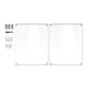 thumbnail image 1 of 1 juego de marcos de fotos acrílicos transparentes para pared, modernos y sin marco (XL), 1 of 8