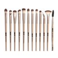 thumbnail image 1 of 12Pcs Pro de ojos Cepillo de de cejas Set Pinceles de maquilje Piel normal Zulema pinceles para maquillaje de ojos, 1 of 6