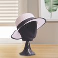 thumbnail image 1 of Soporte de exhibición Yinane para cabeza de maniquí con Base Estante para sombrero Cabeza negra, 1 of 8