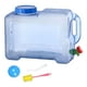 thumbnail image 5 of Contenedor de agua de capacidad de 8L, cubo de agua con tanque de espiga, jarra de almacenamiento de agua para acampar, para picnic, conducción, con tapa de agujero, 5 of 8