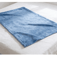 thumbnail image 5 of Extra Soft Fleece Throw Blanket - Heavy Duty Flannel Blanket for Couch, Bed, Travel - Warm Sky Blue Blanket Gift for Men Women, Dog Bed Cover, Camping Accessories (Machine Washable), 5 of 5