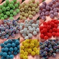 thumbnail image 2 of 10 cuentas espaciadoras redondas de arcilla con forma de bola de discoteca de 6, 8 y 10 mm para hacer joyas y pulseras, 2 of 5