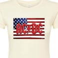 thumbnail image 3 of ACDC - American Flag Logo - Juniors Fitted Graphic T-Shirt, 3 of 5