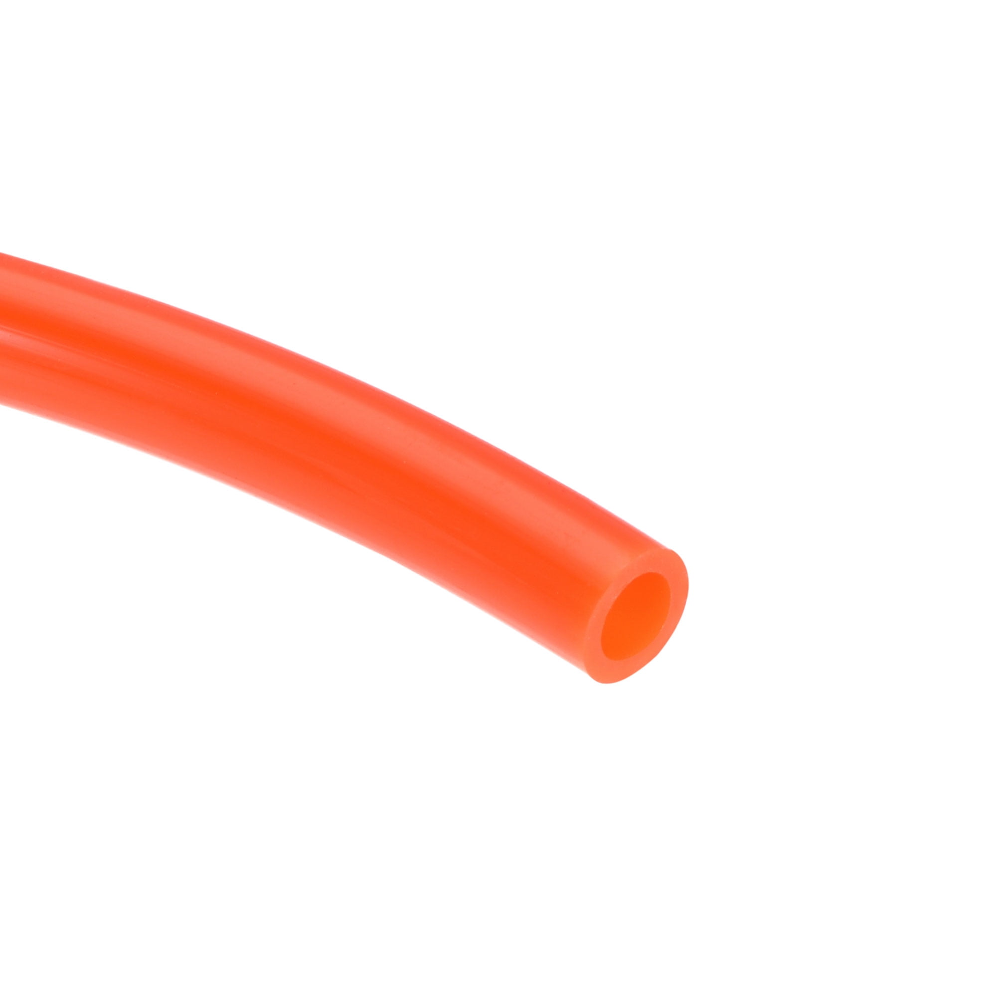 Uxcell 8mm OD PU Air Hose Tubing Kit 10 Meters Orange with 16 Pcs Fittings