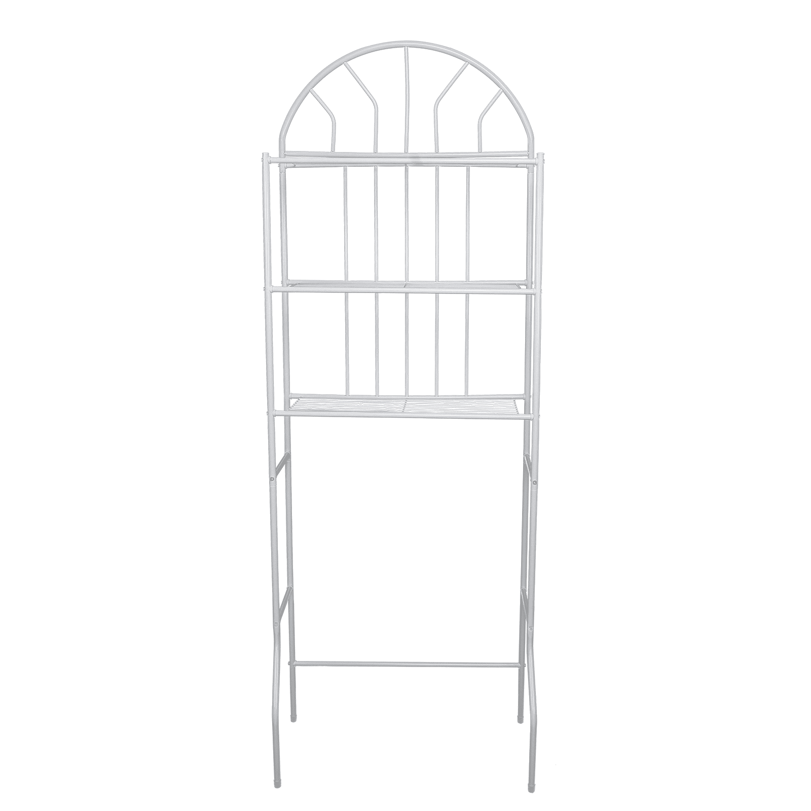 Loyalheartdy 70" Tall 3 Tier Bathroom Storage Stand Organizer Holder Free Standing Toilet Shelf Towel Rack Over The Toilet White