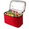 thumbnail image 4 of Bolsa de Picnic de Gran Capacidad de 10 Litros, Lonchera Portátil para Acampar Al Aire Libre, Bolsa Aislante Impermeable para Refrigeración del Automóvil Roja, 4 of 5