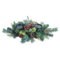 thumbnail image 6 of Artificial Christmas Centerpiece 26 Inch with LED Candle Holders Battery Operated String Lights Artificial Berries Pine Cones Rustic Table Decor for Kitchen Indoor Home, 6 of 6