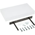 thumbnail image 5 of WELLAND 16" Mission Floating Shelf Wall Mounted Shelves Display Rack,15 4/5" x 9 1/4" x 2", White, 5 of 5