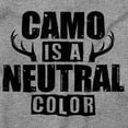 thumbnail image 2 of Camo is a Neutral Color Cute Hunter Plus Size Crewneck Graphic Tee Shirt Brisco Brands 3X, 2 of 4
