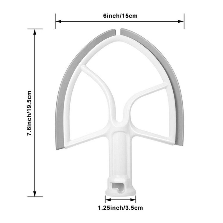 Beater Paddle Scraper Replacement For K4SS K5SS 4.5-5 QT Stand