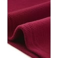 thumbnail image 5 of DARING DIVA Women's Mock Turtleneck Long Sleeve Fitted Pullover Sweater M Wine Red, 5 of 6