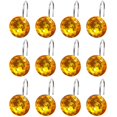 thumbnail image 2 of 12Pcs/Set Crochets de Rideau Décoratif Facile à Utiliser en Acier Inoxydable Imperméable à l'Eau Strass Cintre Fournitures Ménagères, 2 of 10
