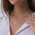 thumbnail image 2 of Matching Butterfly Mother Daughter Necklace Set for 2 Mother's Day Valentine's Day Christmas Thanksgiving Birthday Gift for Women, 2 of 7